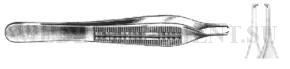 Пинцет микрохирургический по Адсону-Беймеру медицинский, 120 мм