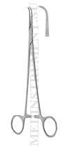 Зажим-диссектор по Джемини вертикально-изогнутый, 250 мм