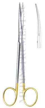 Ножницы METZEMBAUM, изогнутые, остроконечные, длина 18 см
