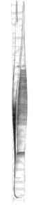 Пинцет анатомический по Потс-Смитту прямой, изогнутый медицинский, длина 180 мм